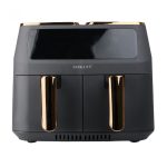 Аерогриль-фрітюрниця SOKANY на 8 літрів 2 відділення сіра SKZG8030G