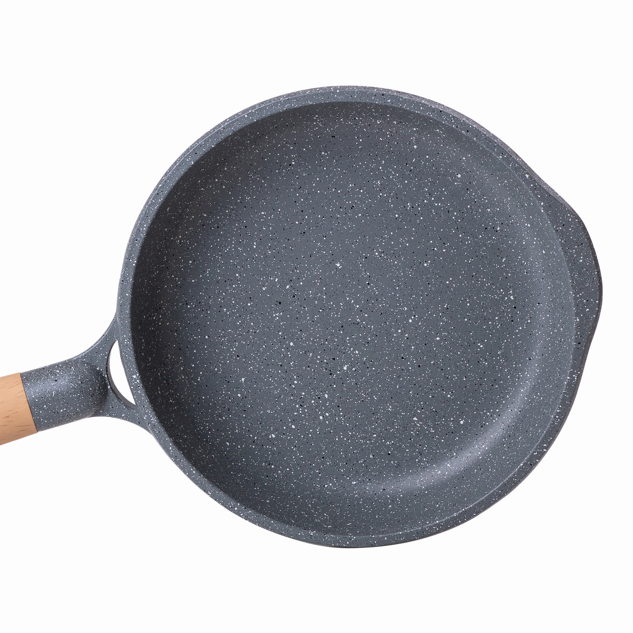 Алюмінієва сковорода, 1,4 л, з мармуровим антипригарним покриттям Ø 22 см, сірий MGC HP-4-422G - Зображення 2