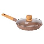 Алюмінієва сковорода 1,8 л мармурова з антипригарним покриттям Ø 24 см кавова MGC HP-4-423CO