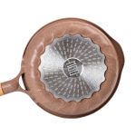 Алюмінієва сковорода 1,8 л мармурова з антипригарним покриттям Ø 24 см кавова MGC HP-4-423CO - Зображення 3