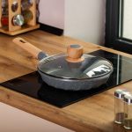 Алюмінієва сковорода 1,8 л з мармуровим антипригарним покриттям Ø 24 см сіра MGC HP-4-423G - Зображення 6