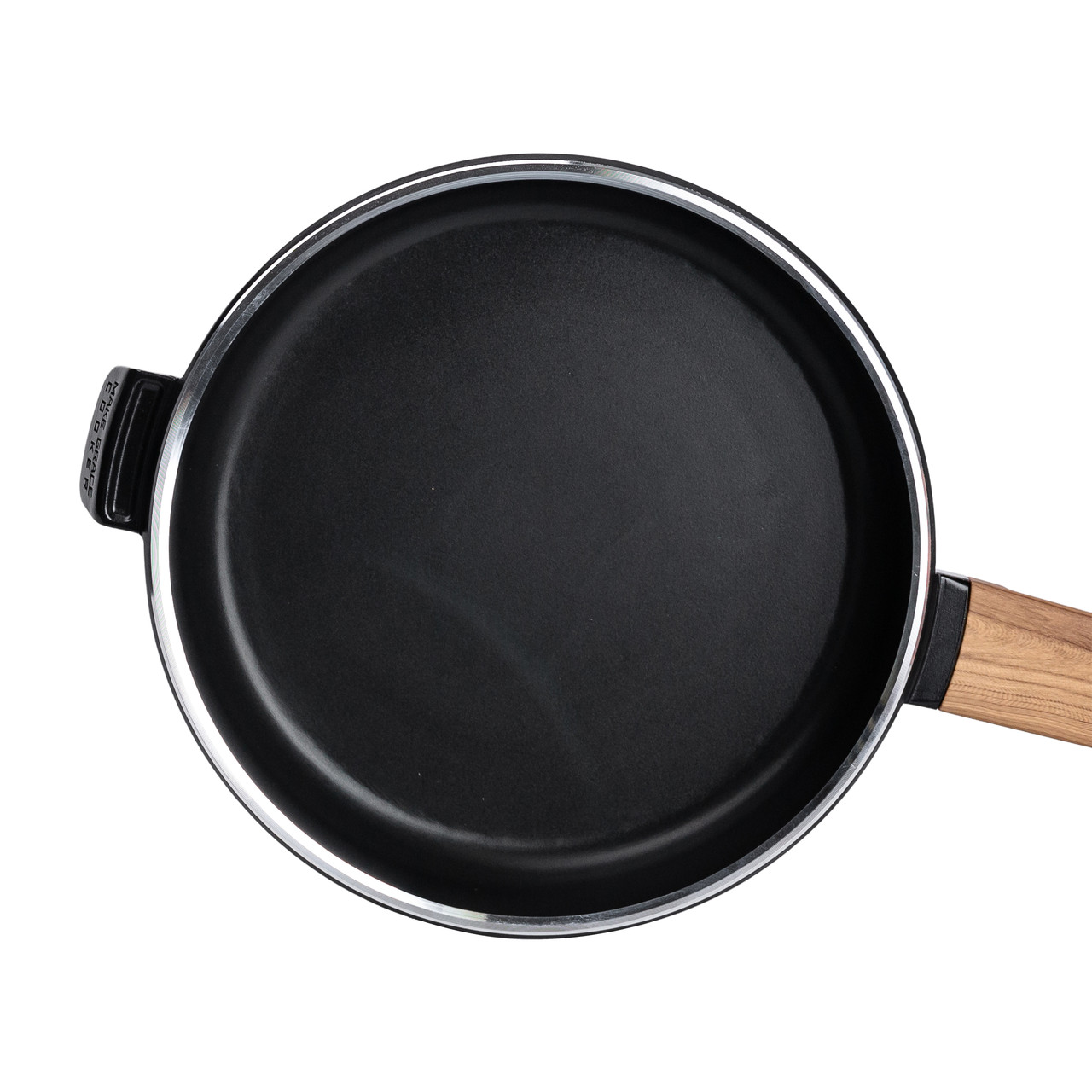 Алюмінієва сковорода 1 л з керамічним покриттям антипригарним Ø 20 см чорна MGC HP-4-456B - Зображення 2