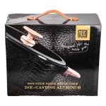 Алюмінієва сковорода 1 л з керамічним покриттям антипригарним Ø 20 см чорна MGC HP-4-456B - Зображення 7