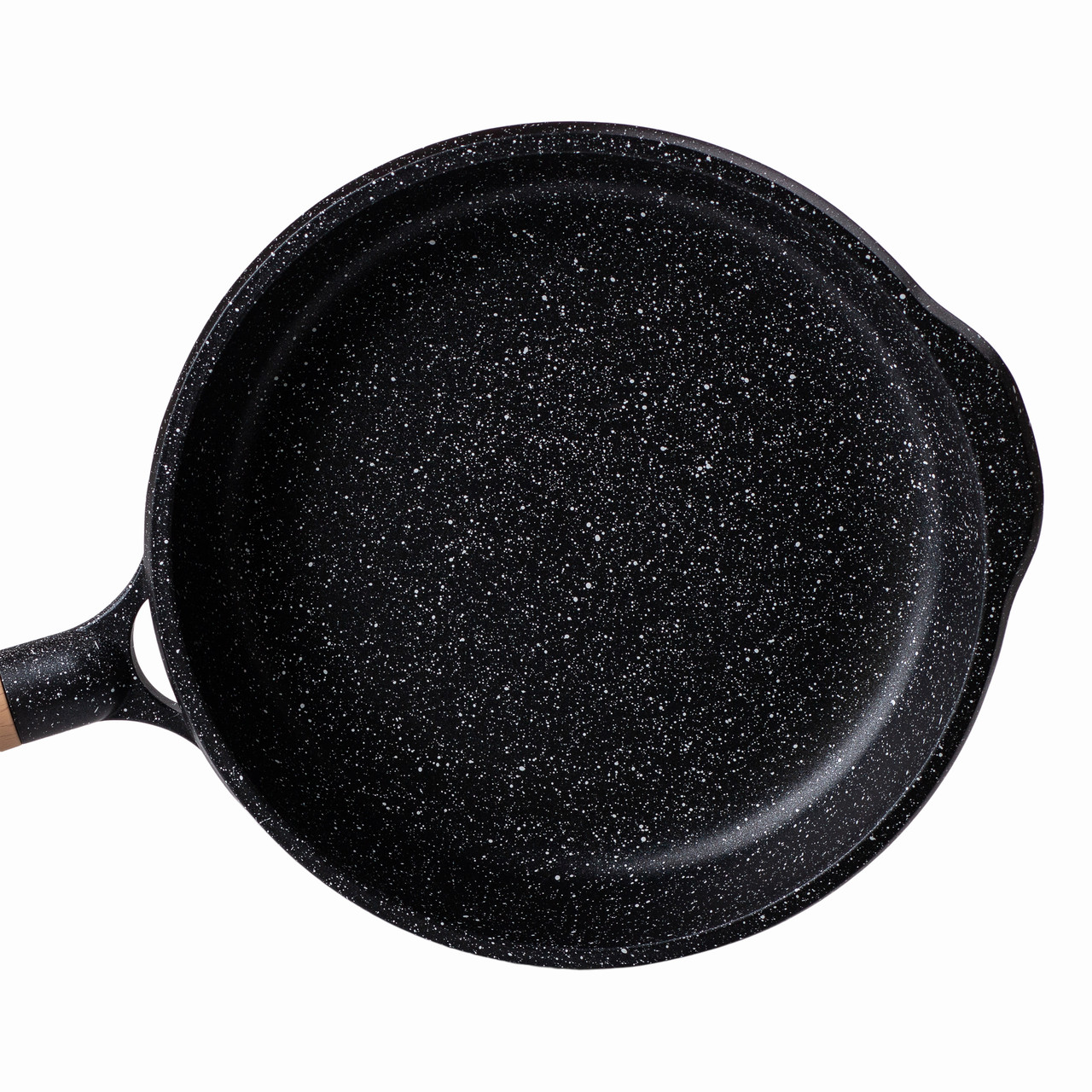 Алюмінієва сковорода 2,2 л з мармуровим антипригарним покриттям Ø 26 см MGC Black HP-4-424B - Зображення 2