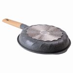 Алюмінієва сковорода 2,2 л, мармурове антипригарне покриття Ø 26 см, сірий MGC HP-4-424G - Зображення 3
