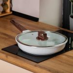 Алюмінієва сковорода 2,7 л з керамічним покриттям антипригарним Ø 28 см біла MGC HP-4-467 - Зображення 6