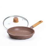 Алюмінієва сковорода 2,8 л з мармуровим антипригарним покриттям Ø 28 см кавова MGC HP-4-425CO - Зображення 4