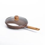 Алюмінієва сковорода 2,8 л з мармуровим антипригарним покриттям Ø 28 см кавова MGC HP-4-425CO - Зображення 5