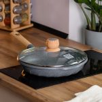 Алюмінієва сковорода 2,8 л з мармуровим антипригарним покриттям Ø 28 см сіра MGC HP-4-425G - Зображення 6