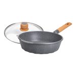 Алюмінієвий сотейник 4,3 л мармуровий з антипригарним покриттям Ø 28 см сірий MGC HP-4-437G - Зображення 3