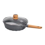 Алюмінієвий сотейник 4,3 л мармуровий з антипригарним покриттям Ø 28 см сірий MGC HP-4-437G - Зображення 5