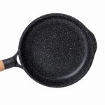 Мармурова алюмінієва сковорода з антипригарним покриттям Ø 22 см чорна MGC HP-4-422B - Зображення 2