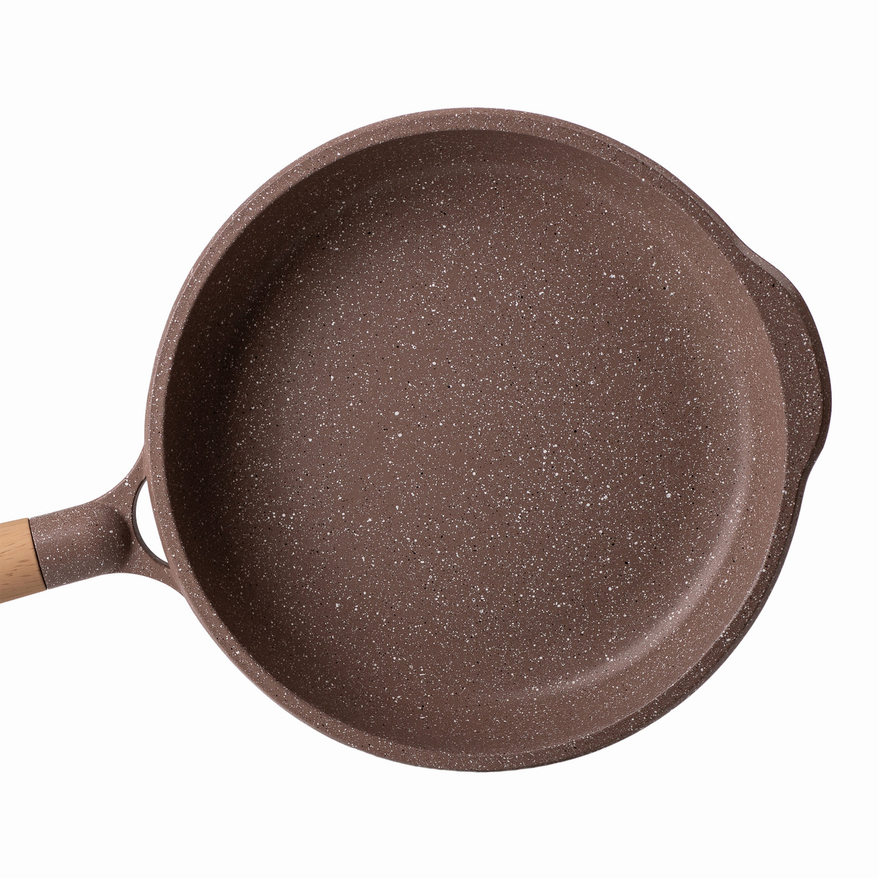 Мармурова алюмінієва сковорода з антипригарним покриттям Ø 26 см бежева MGC HP-4-424CO - Зображення 2