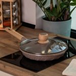 Мармурова алюмінієва сковорода з антипригарним покриттям Ø 26 см бежева MGC HP-4-424CO - Зображення 6