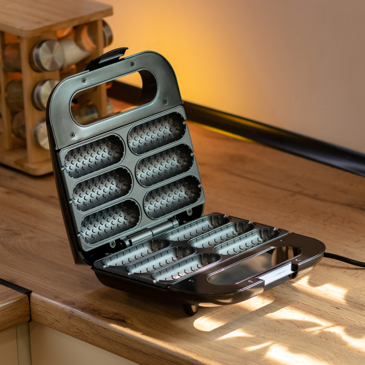 Апарат для корн догов на 6 шт з антипригарним покриттям 750 Вт Sokany SK-08037 - Зображення 6