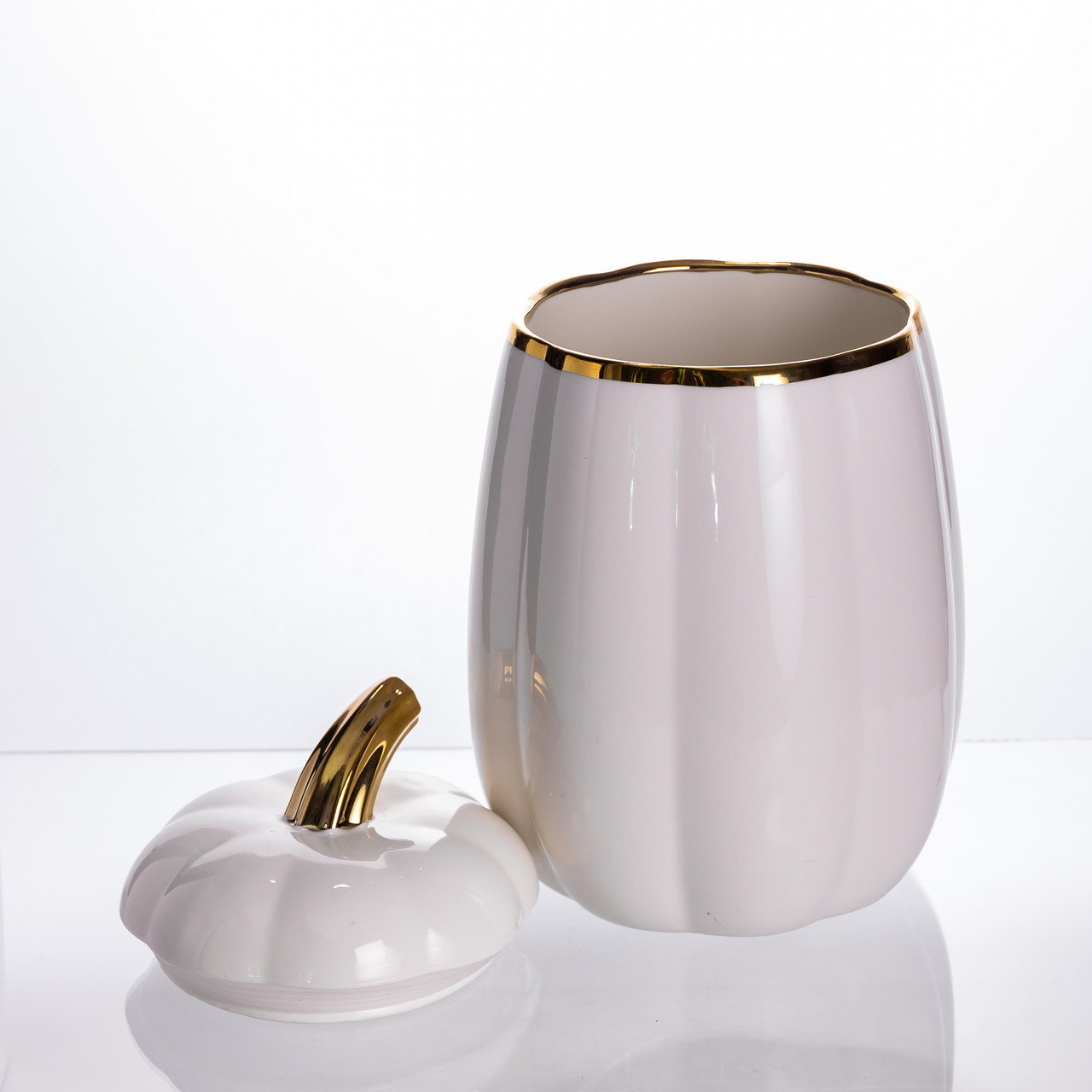 Банка для зберігання Гарбуз порцелянова 3.8 л з кришкою HP-26-3 - Зображення 3