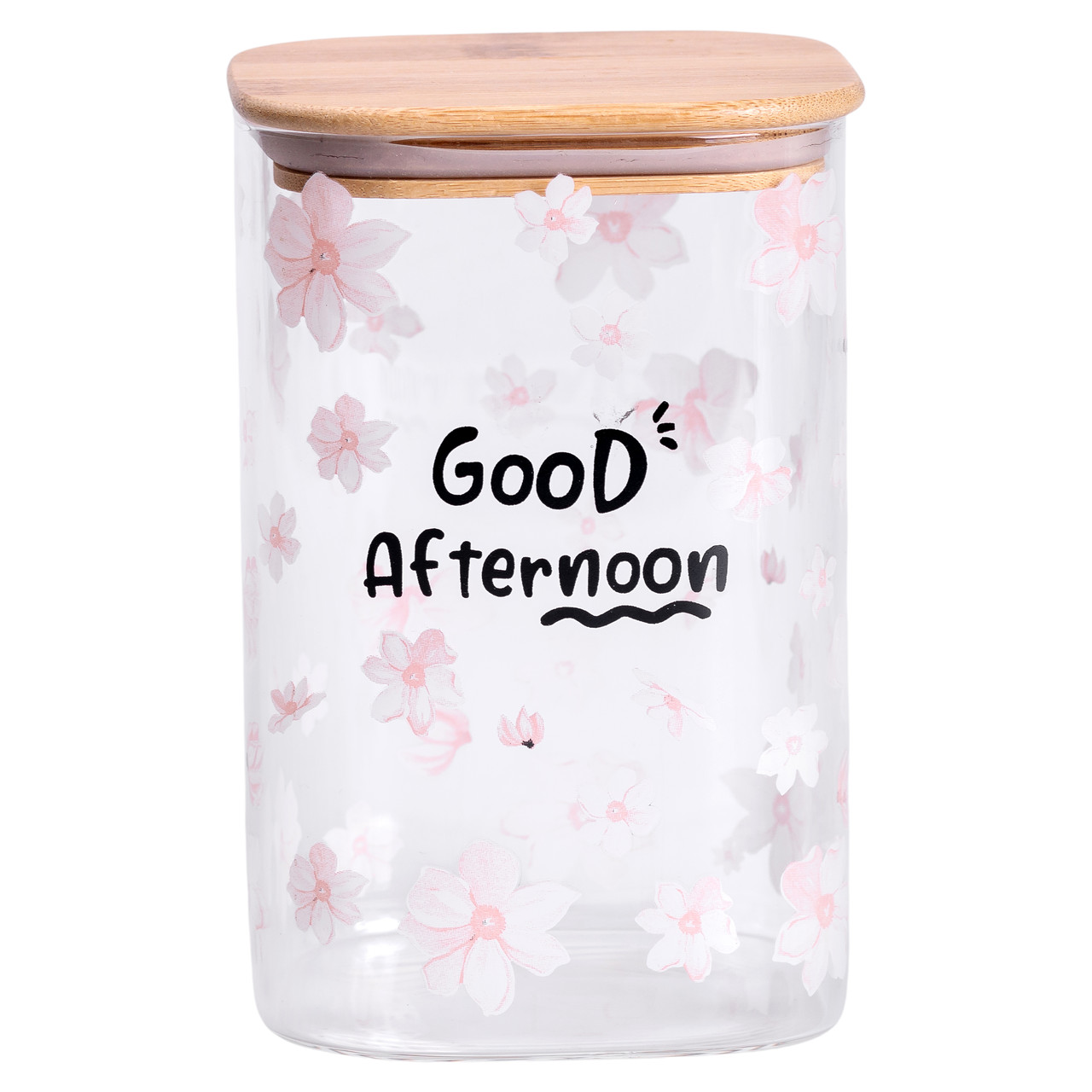 banka_dlya_sypuchih_produktov_s_bambukovoy_kryshkoy_1_2_l_emkost_dlya_sypuchih_steklo Банка для сипучих продуктів з бамбуковою кришкою 1.2 л ємність для сипучих скло HP-34-23 - Зображення 1