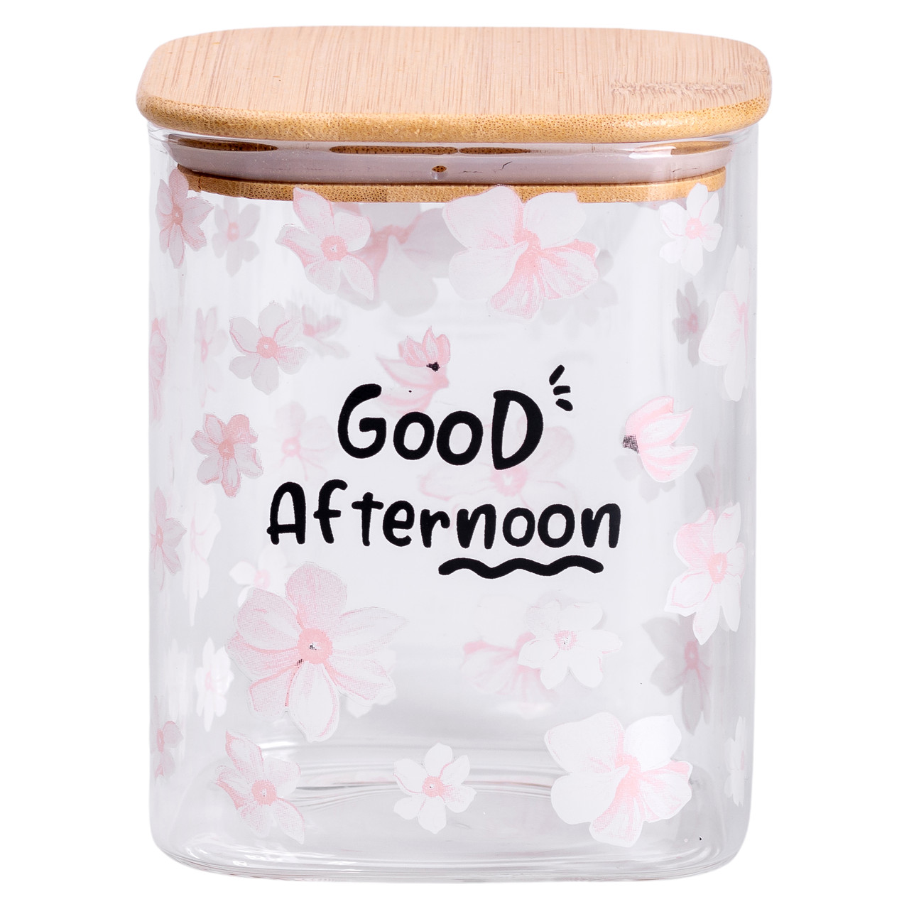 banka_dlya_sypuchih_produktov_s_bambukovoy_kryshkoy_900_ml_emkost_dlya_sypuchih_steklo Банка для сипучих продуктів з бамбуковою кришкою 900 мл ємність для сипучих скло HP-34-24 - Зображення 1