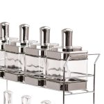 Банки для сипучих продуктів набір з 8 шт скляні ємності для зберігання з кришкою і ложкою HP531FS1034Y - Зображення 3