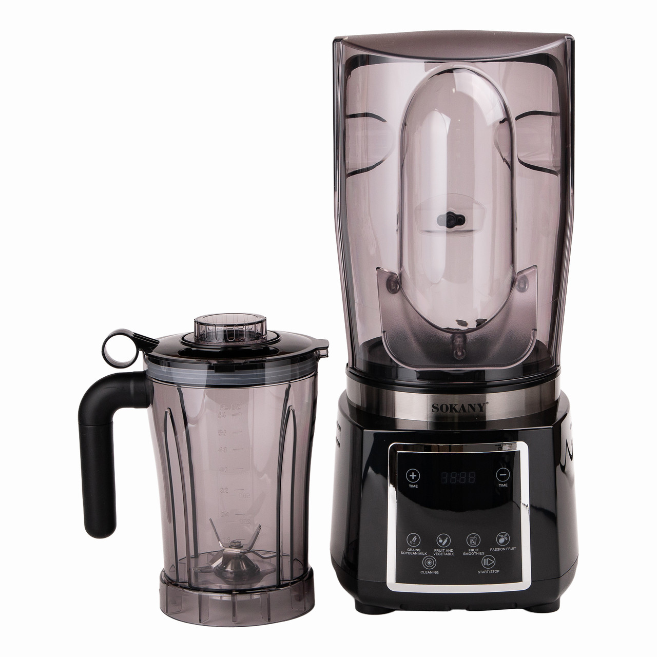 Безшумний блендер Sokany з 2-літровою чашею для смузі та коктейлів, портативний 6000 Вт SK-03037 - Зображення 2