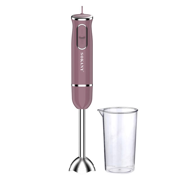 Ручний блендер Sokany занурювальний 300 Вт Рожевий SK-1726P