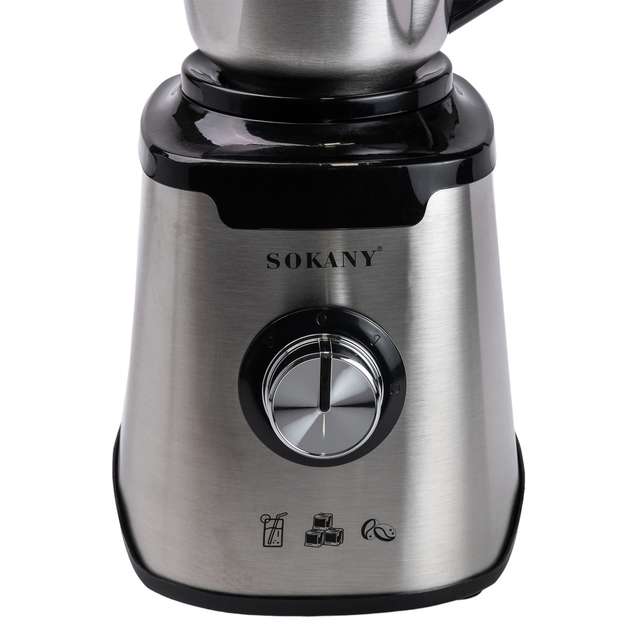 Блендер з чашею 1.5 літра для коктейлів та смузі портативний 2 режими швидкості з кавомолкою 1000 Вт Sokany SK-187 - Зображення 6