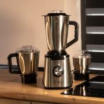 Блендер з чашею 1.5 літра для коктейлів та смузі портативний 2 режими швидкості з кавомолкою 1000 Вт Sokany SK-187 - Зображення 8