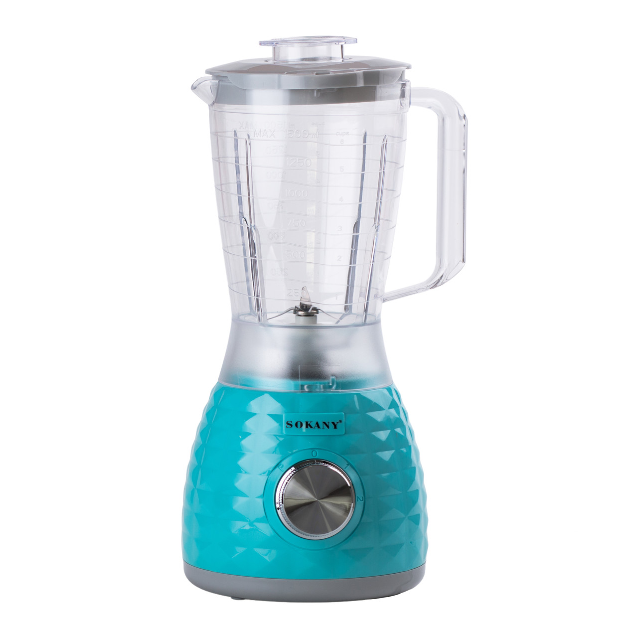 Блендер з чашею об'ємом Sokany SK-03030 1,5 л і кавомолкою 500 Вт 2-швидкісний - Зображення 2