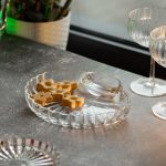 Блюдо сервірувальне для закусок із соусником 21х19х3 см скляне HP-YH-58 - Зображення 5