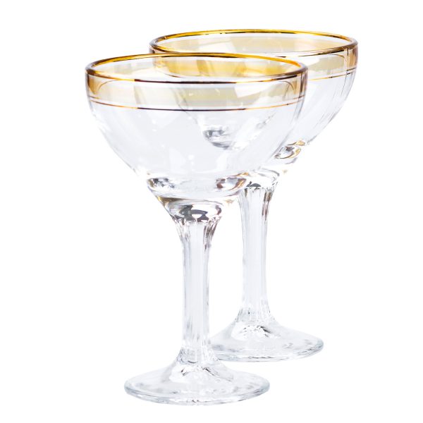 Келихи для коктейлів 2 штуки по 290 мл жовтий HP544