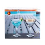 Келихи для коктейлів 2 штуки по 290 мл жовтий HP544 - Зображення 4