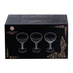 Набір креманок для мартіні 6 шт по 290 мл на високій ніжці HP519 - Зображення 3