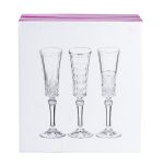 Келихи для шампанського на високій ніжці 6 штук HP51A - Зображення 3