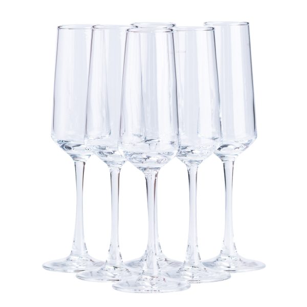 Келихи для шампанського на високій ніжці, 6 шт HP564