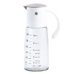 Пляшка дозатор для олії та оцту 300 мл з носиком і мірною шкалою Сірий HP16297W