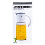 Пляшка дозатор для олії та оцту 300 мл з носиком і мірною шкалою Сірий HP16297W - Зображення 4