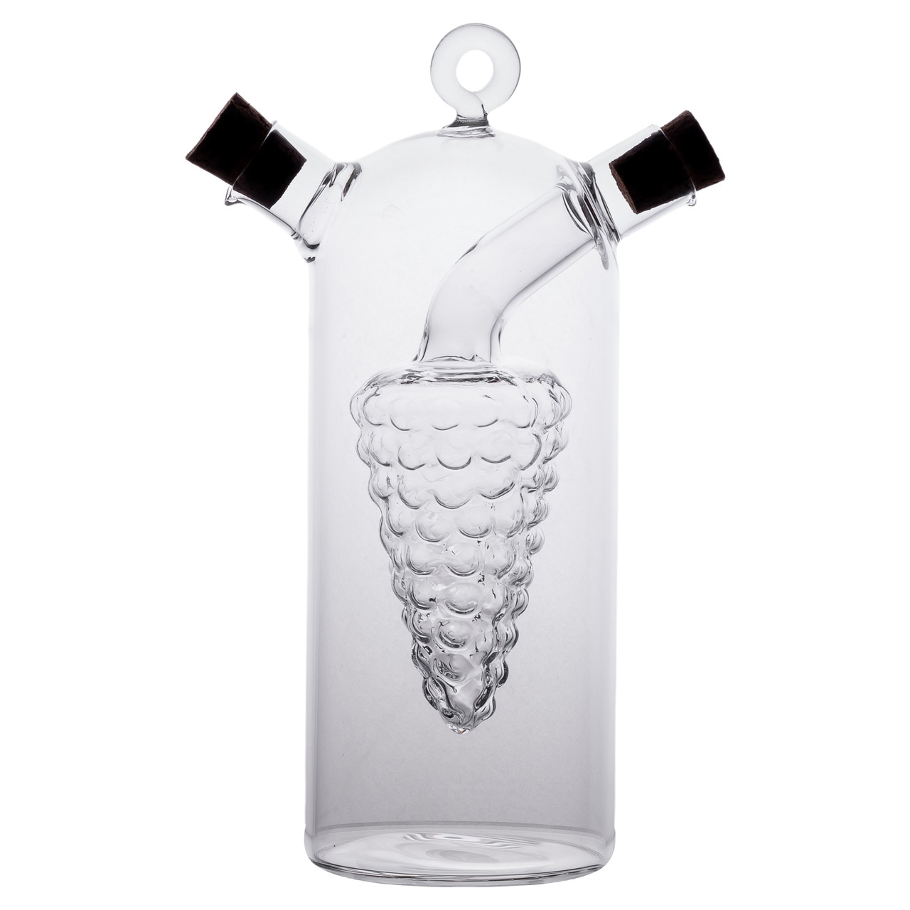 Пляшка для олії та оцту 2 в 1 подвійна 380 мл скло HP-34-12 - Зображення 3