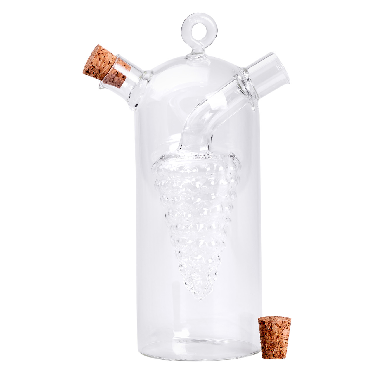 Пляшка для олії та оцту 2 в 1 подвійна 380 мл скло HP-34-12 - Зображення 4