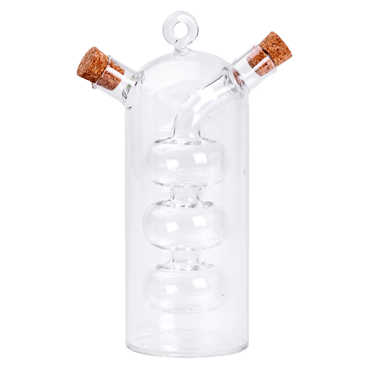 butylka_dlya_masla_i_uksusa_2_v_1_steklyannaya_400_ml_dlya_olivkovogo_podsolnechnogo_masla_i_uksusa Пляшка для олії та оцту 2 в 1 скляна 400 мл для оливкової, соняшникової олії та оцту HP-34-15 - Зображення 1