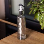 Пляшка для олії з дозатором 300 мл скляна пляшка для оливкової та соняшникової олії HP-1361 - Зображення 5