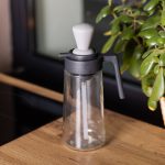 Пляшка для олії з дозатором 550 мл скляна пляшка для оливкової та соняшникової олії HP-1350 - Зображення 5