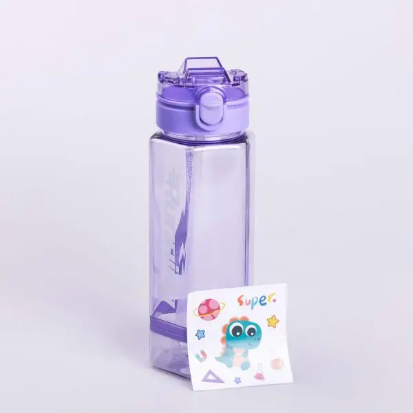 Пляшка для води багаторазова 760 мл пляшечка з трубочкою для спорту та школи HP-14-48V - Зображення 3