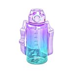 Пляшка для води 1 л пляшечка з мундштуком бузкова HP-14-31V