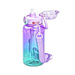 Пляшка для води 1 л пляшечка з мундштуком бузкова HP-14-31V - Зображення 2