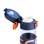 Пляшка для води 460 мл скляна з пластиковою кришкою синя HP17299BL - Зображення 3