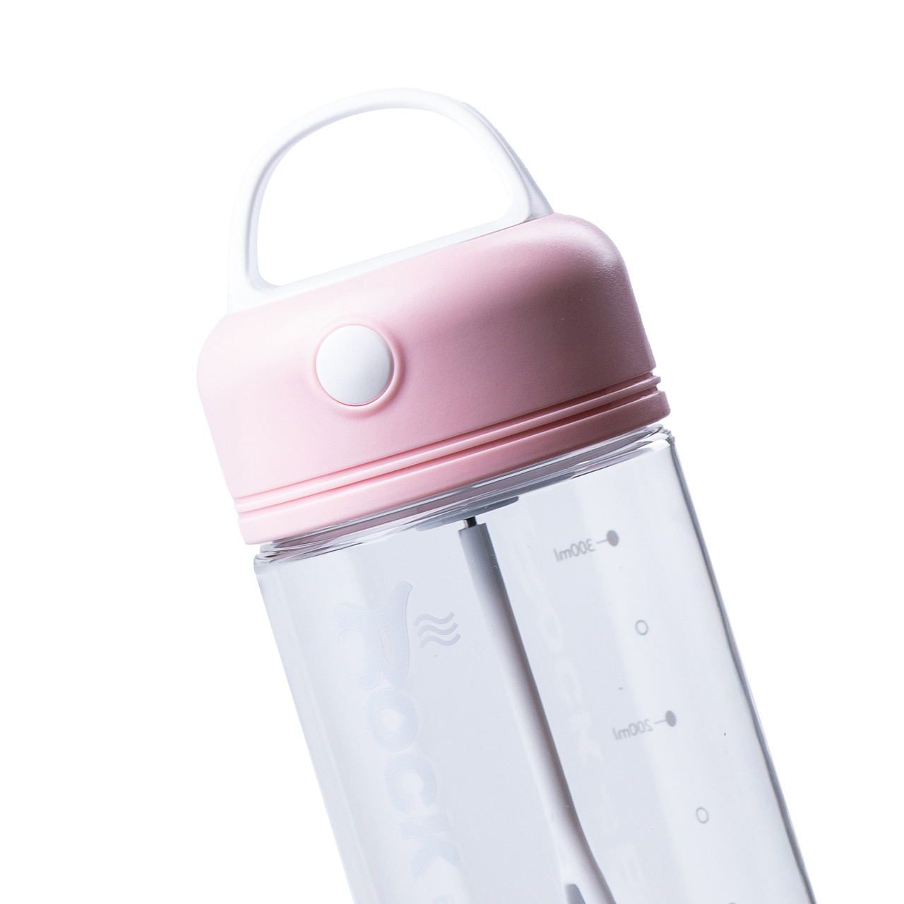Пляшка-шейкером для води 380 мл з ручкою Рожевий HPLN011 - Зображення 2