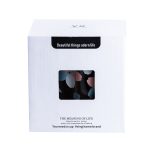 Чашка скляна 500 мл з ложкою та кришкою Блакитний HP7213BL - Зображення 5