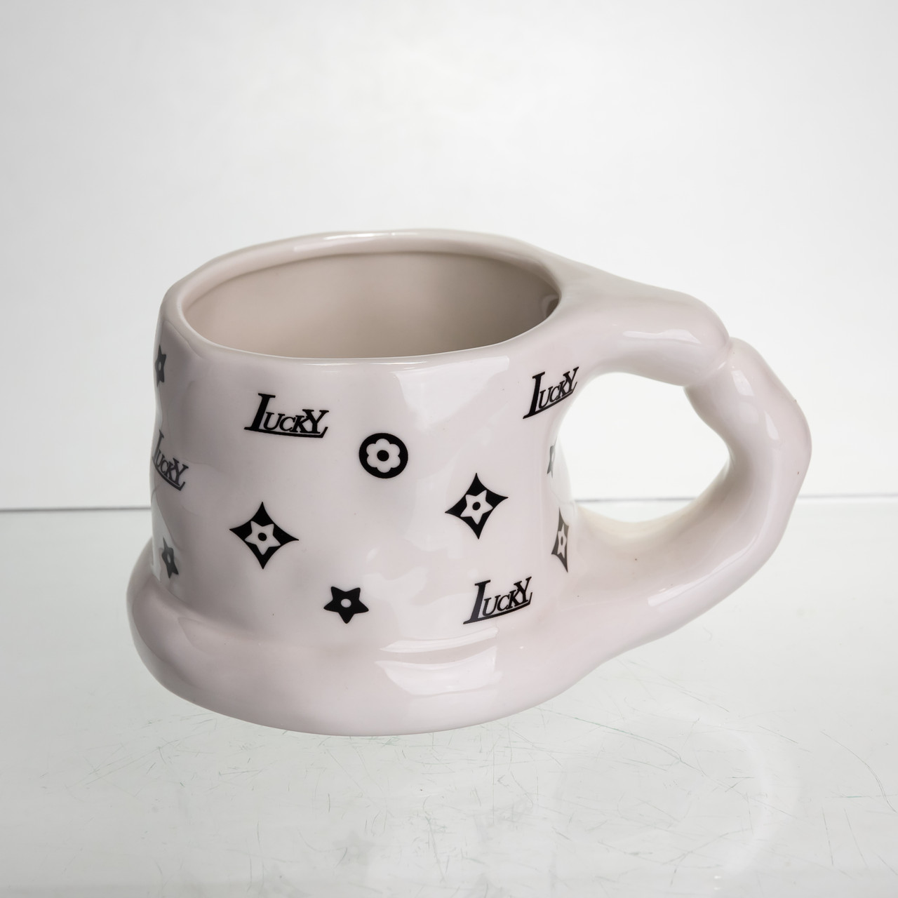 Чашка порцелянова 500 (мл) оригінальна кружка на подарунок чашка для чаю та кави Чорний FM-11A - Зображення 1