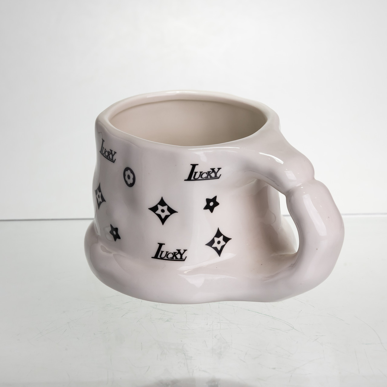 Чашка порцелянова 500 (мл) оригінальна кружка на подарунок чашка для чаю та кави Чорний FM-11A - Зображення 4