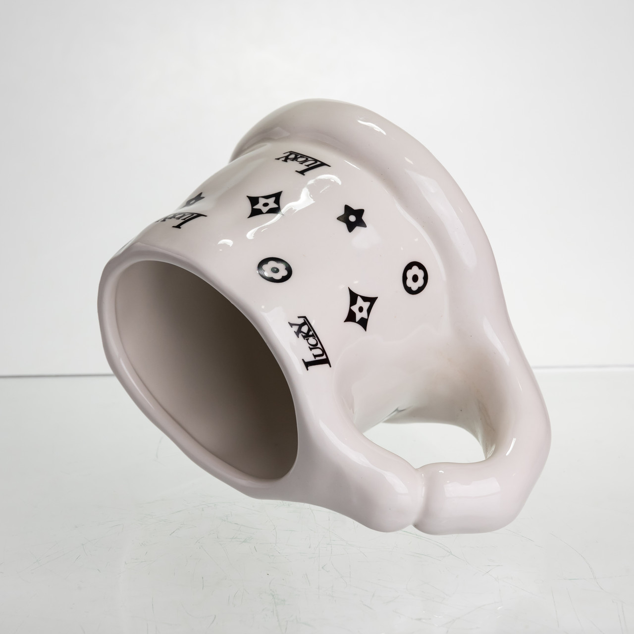 Чашка порцелянова 500 (мл) оригінальна кружка на подарунок чашка для чаю та кави Чорний FM-11A - Зображення 5